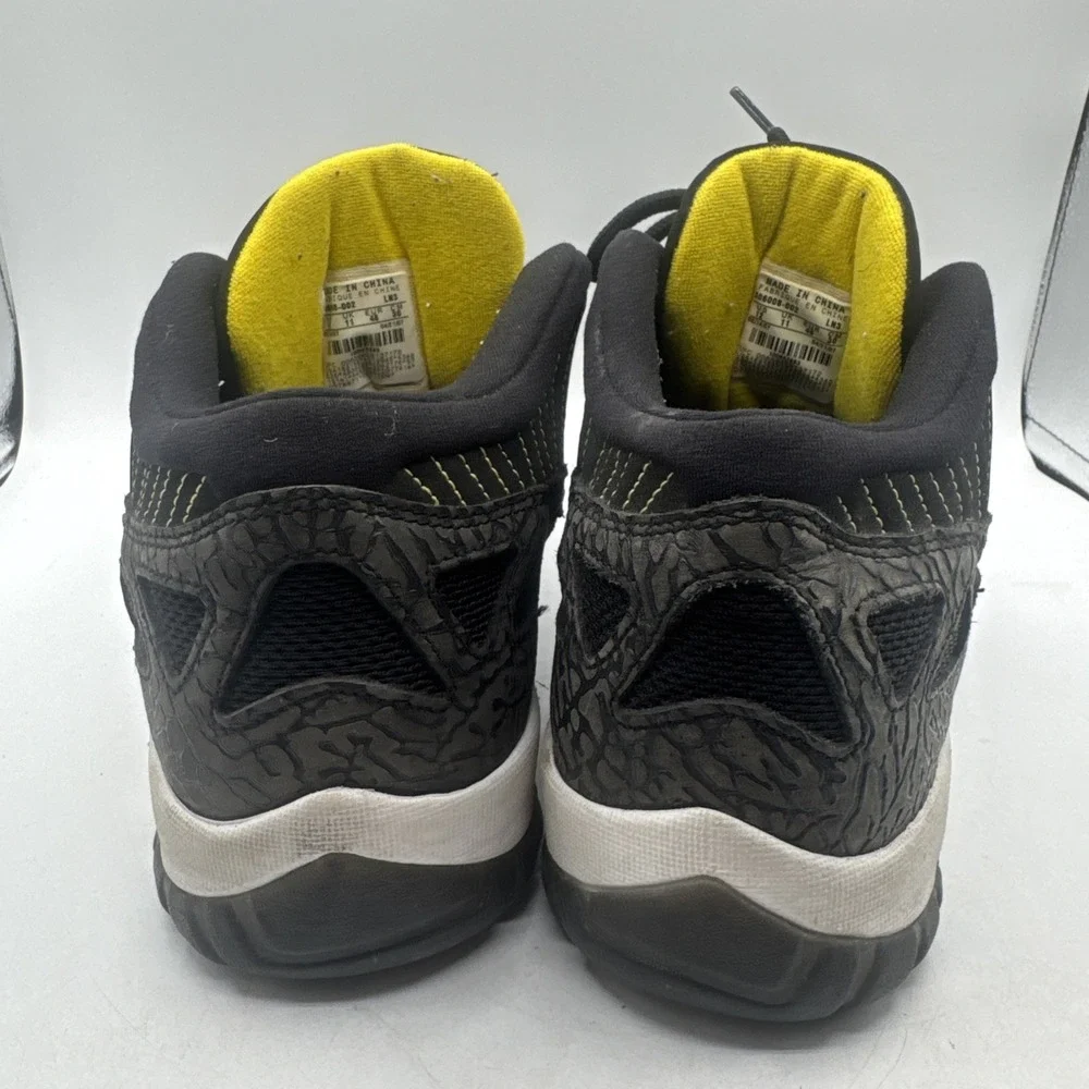 Jordan 11 Retro Low IE Men's Basketball Shoes Size 12 Black Zest 306008-002